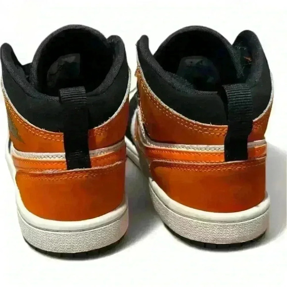 RARE- Air Jordan 1 Mid Shattered Backboard Kids Sneakers Size 13C Multicolor - Picture 6 of 9